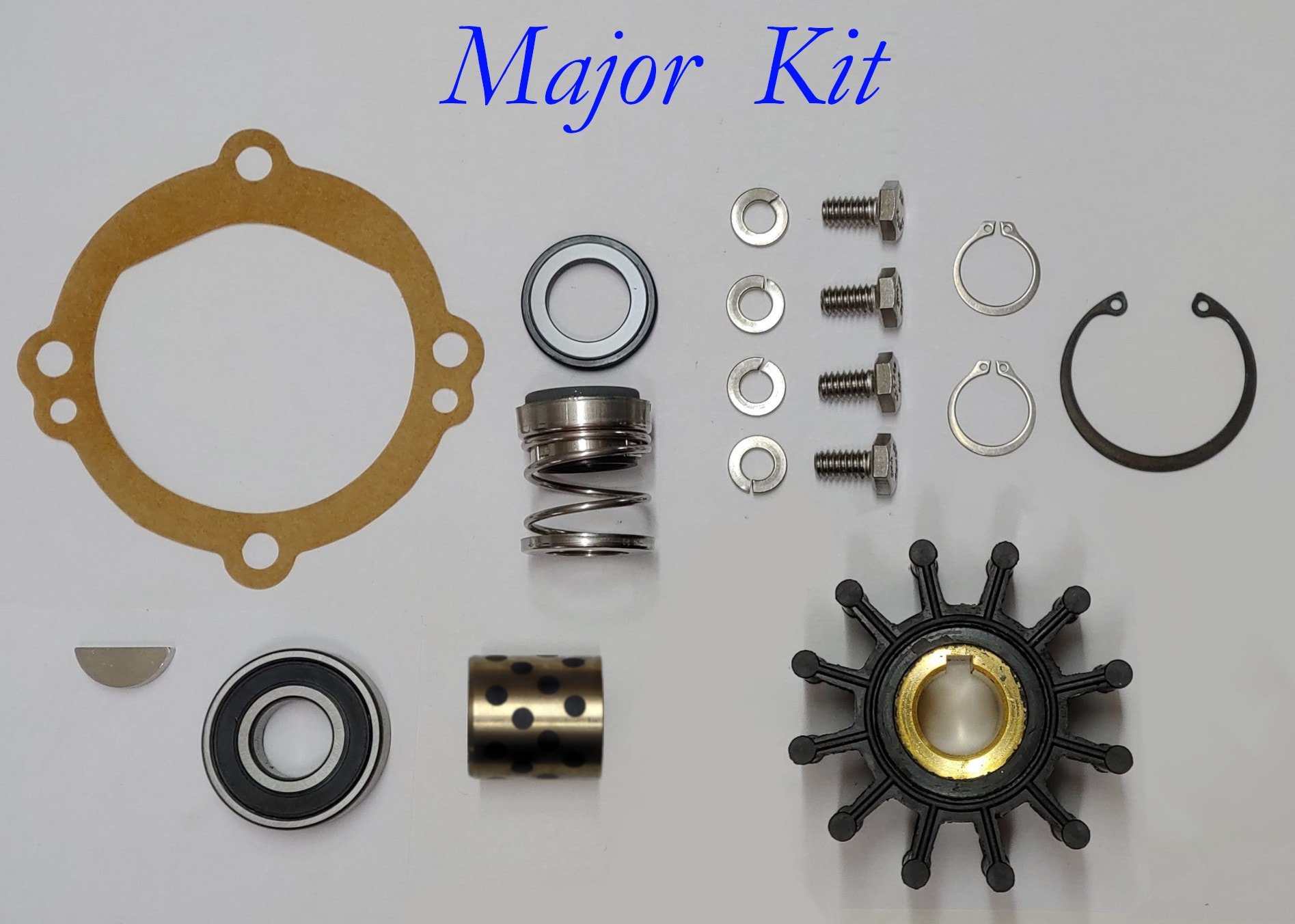 Repair Kit for Water Pump E35 R102 , Crusader 20311 Sherwood 11068