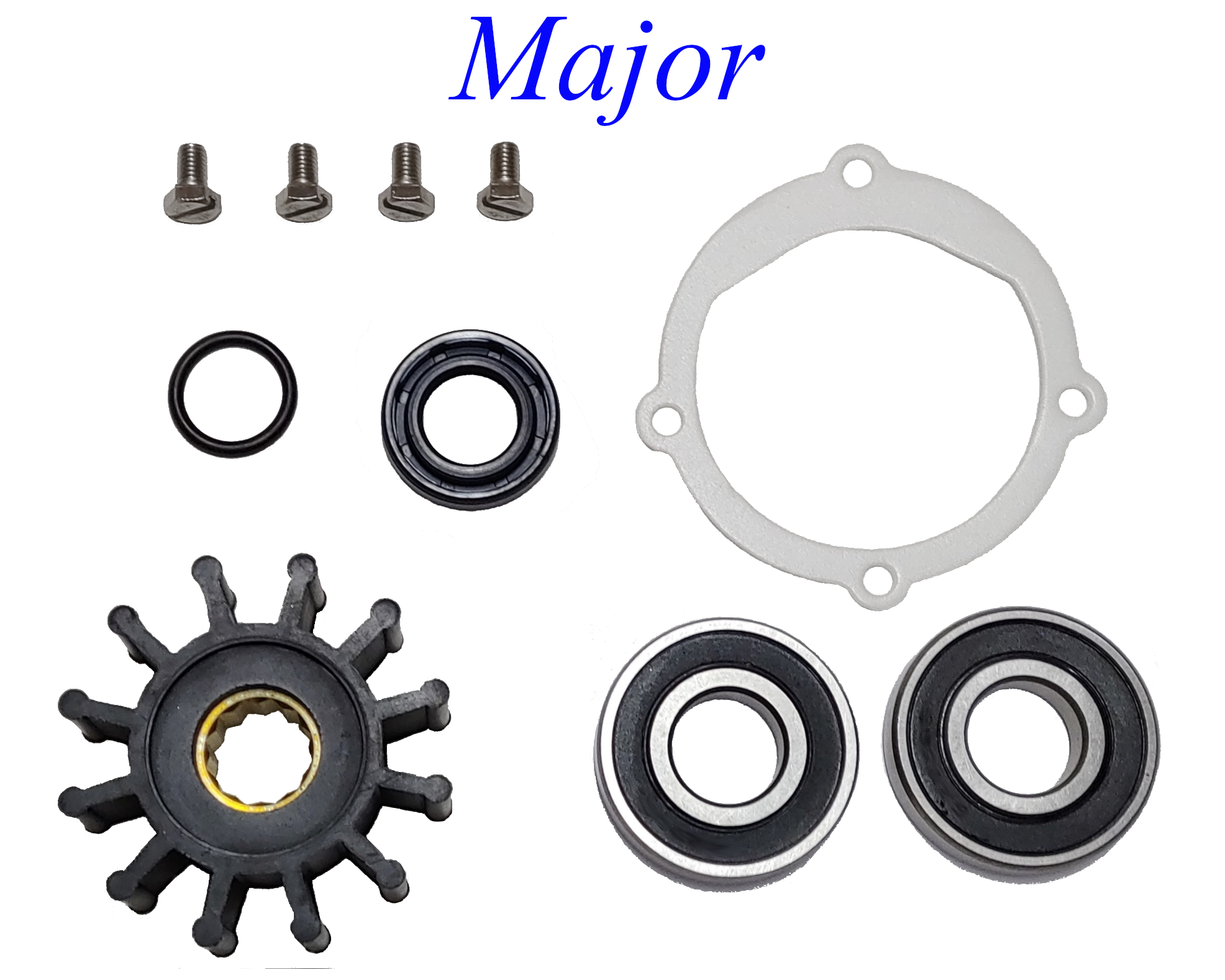 Impeller Repair Service Kit Replaces Johnson 09-45808 F5B-9 Pump